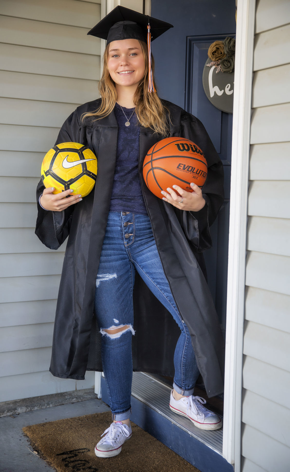 A senior year of social distancing